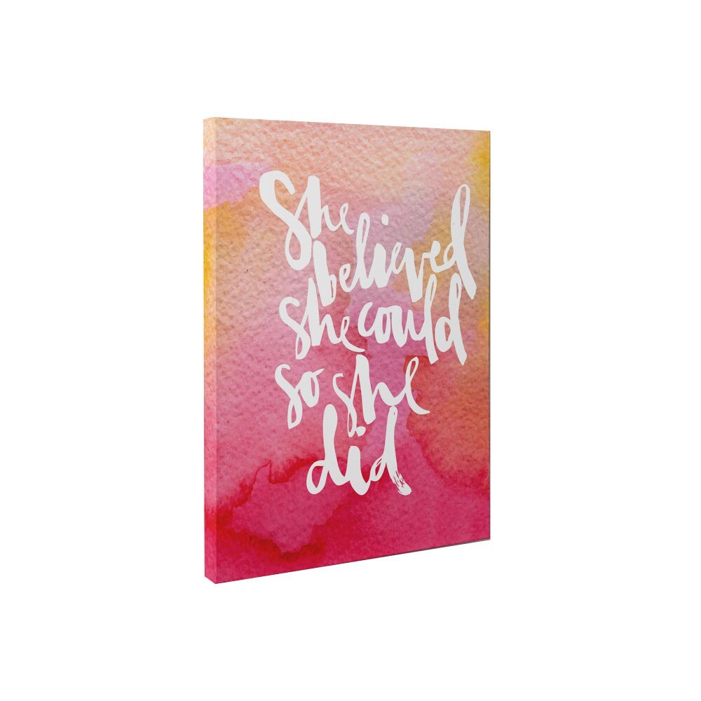 She believed - Tablou Canvas - 50x65 cm